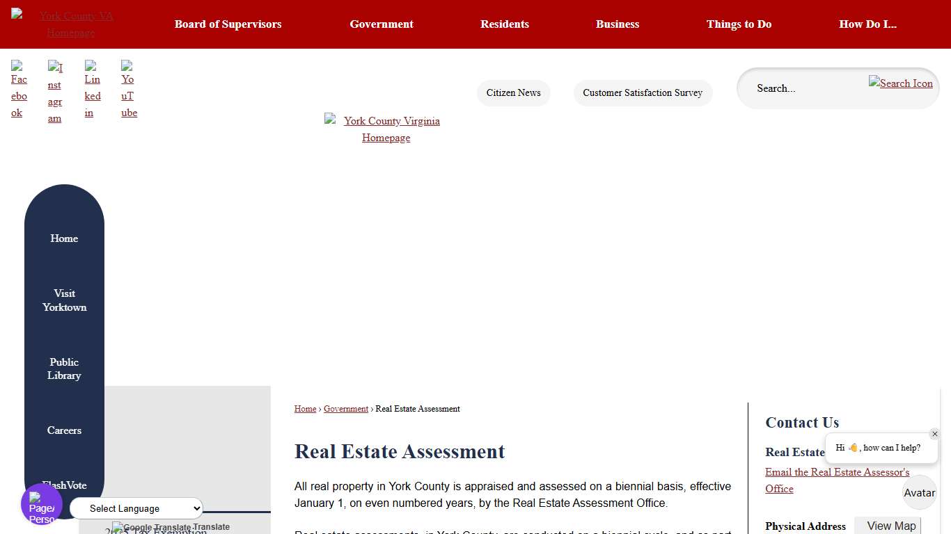 Real Estate Assessment | York County, VA